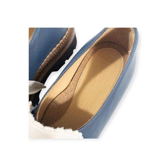 The Office Of Angela Scott Miss Elsie Navy Loafers SZ EU 39 US 9 Coquette - Picture 11 of 16